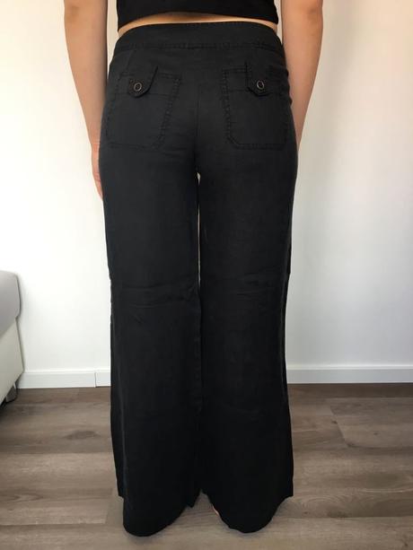 Dámské letní lněné kalhoty, vel. xs - s, s