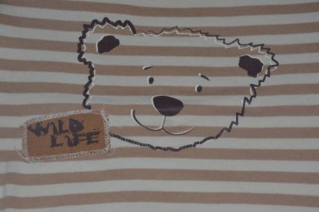 Prouhaté bavlněné triko s medvídkem 92/98 , smile,98
