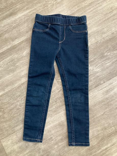 Džínové leginy, h&m,104