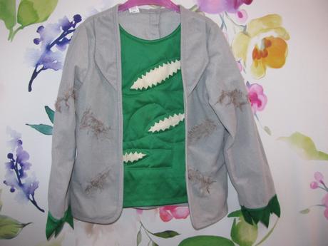 Karnevalový kostým-lesní muž, loupežník apod.,