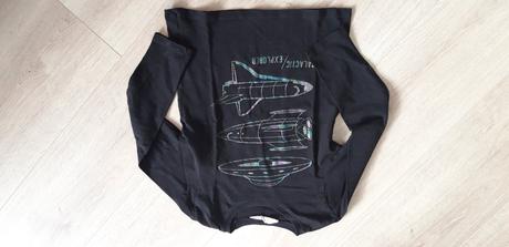 Trička s dlouhým rukávem vel. 122-128, h&m,122