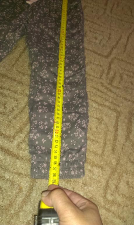 Zateplené kalhoty 3-4 roky top stav, f&f,98