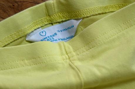 Žluté legíny zn. primark cares vel. 92, primark,92