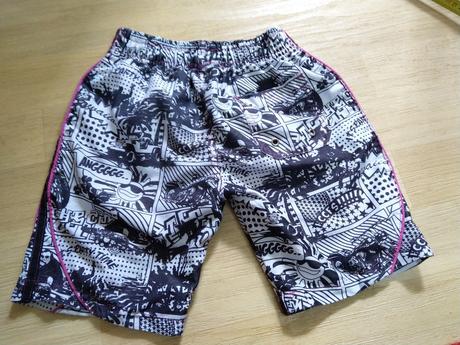 Plavky šortky černobílé komiks, rebel,98
