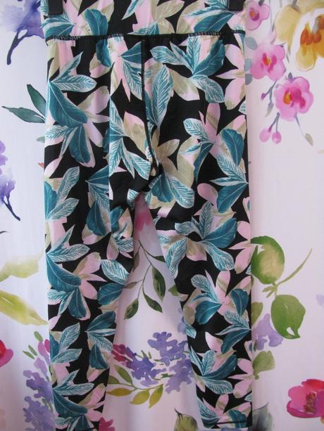 Elastické barevné 7/8 legíny, m