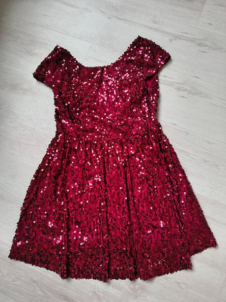 Flitrové šaty nly one, velikost m, m