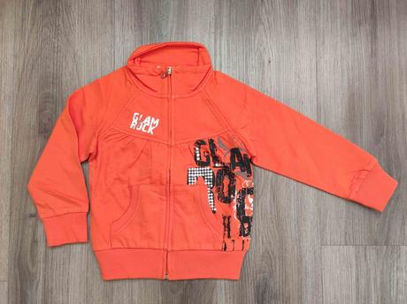 Slabá bavlněná mikina wolf vel. 98/104, wolf,98