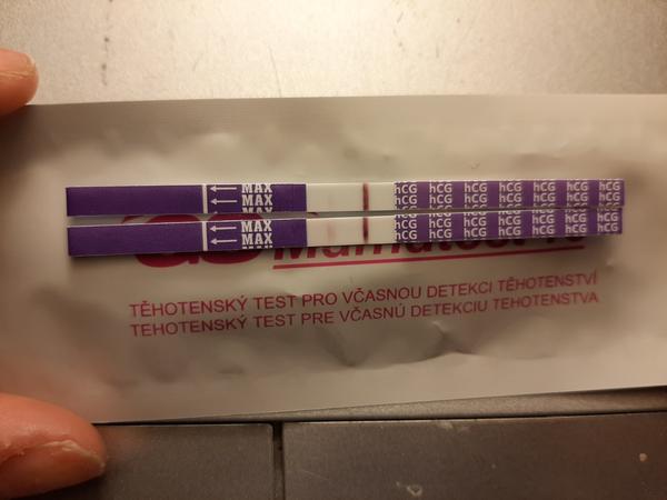 Pozitivní testy, u dr. zatím jen "cysta" nebo žluté tělísko.