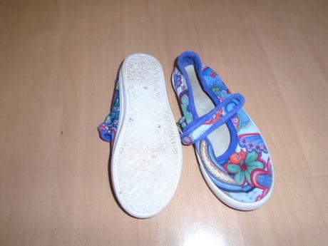 Plátěnky tenisky bačkory 18 cm, vel 28/29, 28