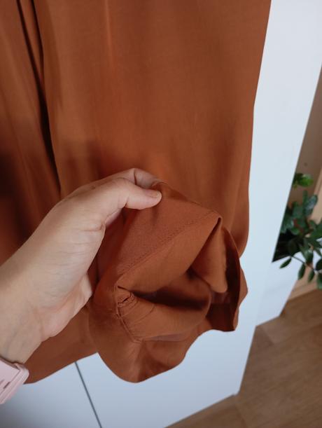 Hnědé dámské letní kalhoty s kapsami xl, sinsay,xl