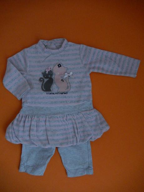 Balonové šaty/šatičky s legínkami, 68