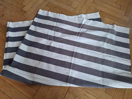 Závěs závěsy pruhy, 