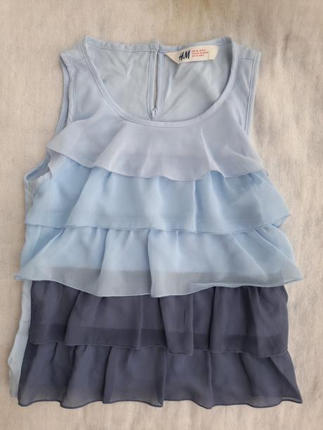 Volánková tunika 8-9 let, h&m,134