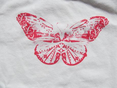 Tričko s kr. rukávem, motýl, vel. 3 roky, 98