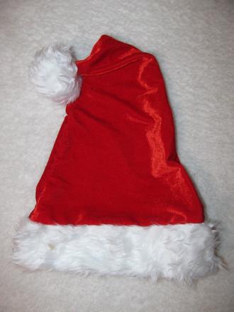 Vánoční velurová čepice, 128