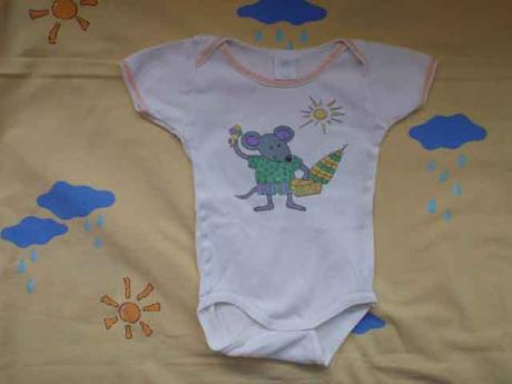 Body s myškou,kr. rukáv, vel. 74/80, 74