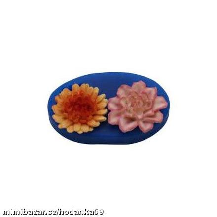 Silikonový formovač - 2 druhy květů usa, 