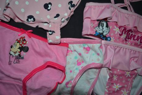 Dívčí set v.98,kalhotky,plavky,šátek, disney,92 / 98