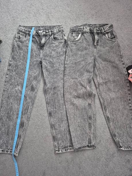 2 x tmavé džíny, 140