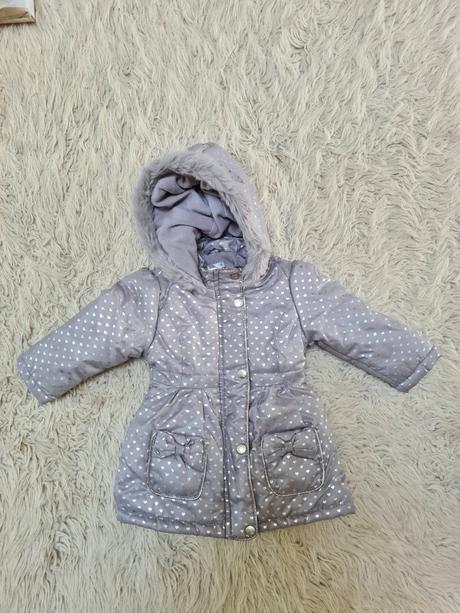 Bunda zimni se sedostribrnymi srdicky vel.86 pepco, pepco,86