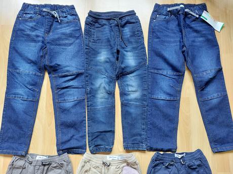 Džíny, rifle, kalhoty, vel. 134, některé nenošené, coccodrillo,134