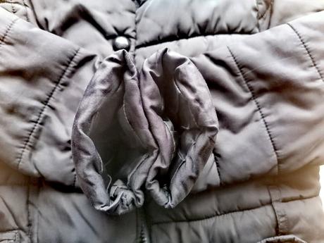 Černý prošívaný kabát next vel 140, next,140