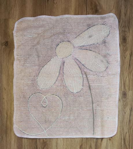 Růžová sada 3ks koupelnových předložek, 