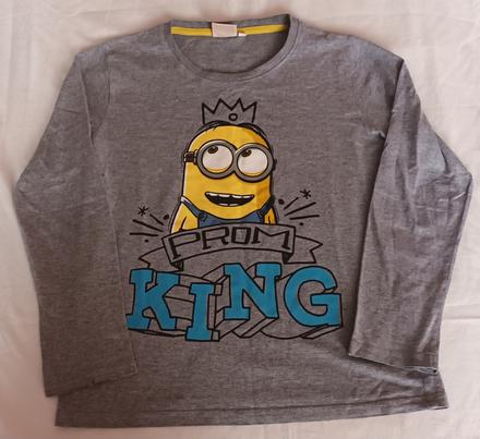 Triko dlouhý rukáv šedé mimoni reserved, reserved,152