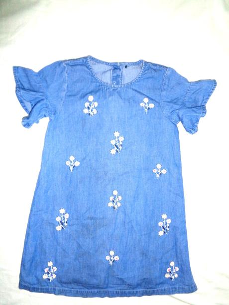 Krásné vyšívané šaty z odlehčené rifloviny, george,110