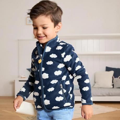 Mráčková mikina tchibo flíska s kapsami na zip, tchibo,122 / 128