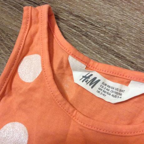 Bavlněné letní šaty h&m, h&m,98
