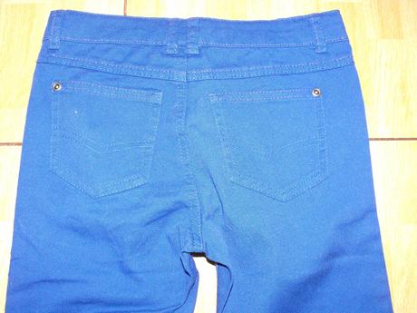 Modré denimové kraťasy po kolená zn. zeeman (nl), 140