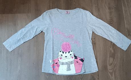 5x dívčí trička s dlouhým rukávem, vel.104, kiki&koko,104