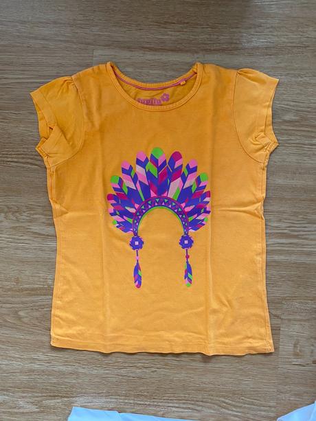 Dívčí trika s kr. rukávem - lupilu, vel. 110/116, lupilu,110