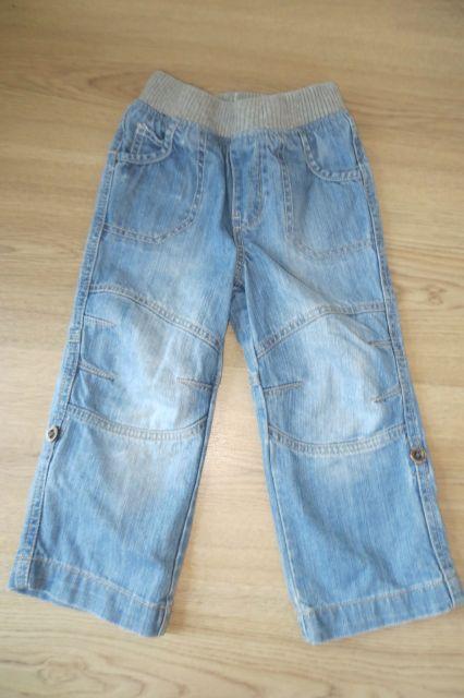 Rifle/džíny na gumu - rol-up, f&f,98