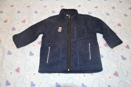 Teplá chlupatková mikina mikča, 110