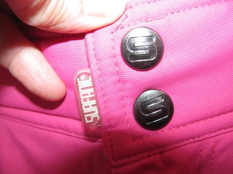 Lyžařské dívčí kalhoty, oteplovačky surfanic, 152