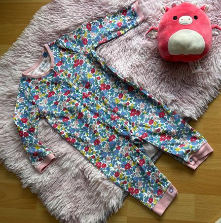 Overallek s květy - v.3/6 měs., mini boden,68