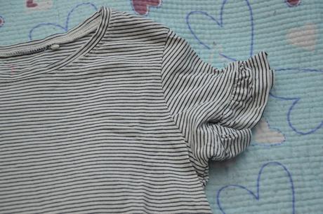 140 146 next bavlněné prouhaté triko s kanýrky, next,140