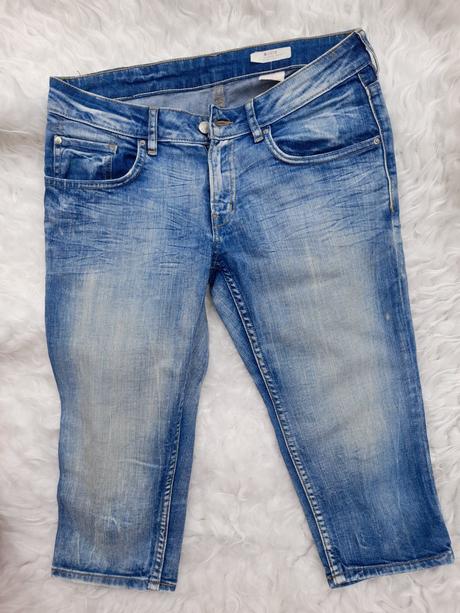 Džínové 3/4 šortky 14+, h&m,170