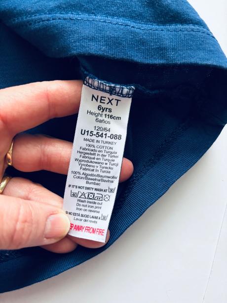 Triko modré marvel/ next  - v.6 let, next,116