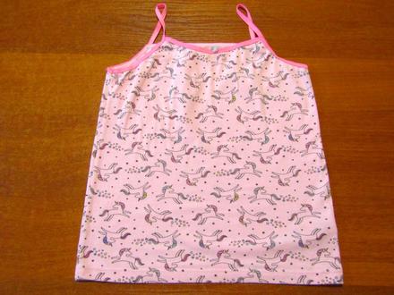 Dívčí tílko s jednorožci vel 122-128, 128