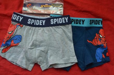 ,2x boxerky spider-man bavlněné,92/104, marvel,92 / 98 / 104