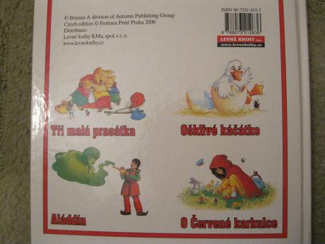 Knížka 4 známých pohádek,