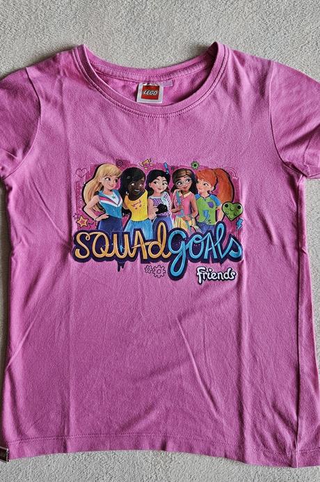 Dívčí růžové tričko lego friends, vel.122/128, lego,122