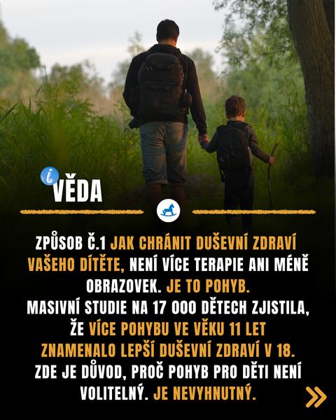 Jak pohyb ovlivňuje psychickou pohodu dětí?
