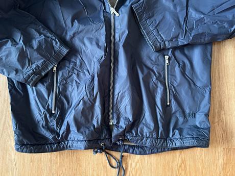 Pánská šusťáková vyteplená bunda s kapucí - jeps, xxl