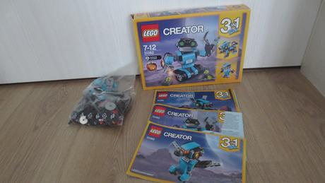Lego creator 31062 průkumný robot 3v1,