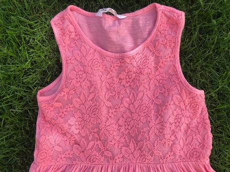 Ruzove saty 122/128 h&m, h&m,122