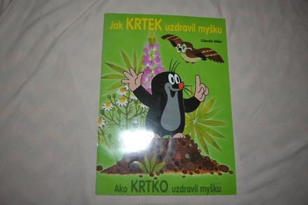 Velké omalovánky krteček a obtisky,